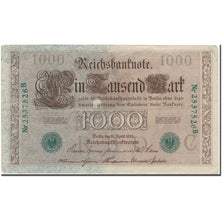 Banknote, Germany, 1000 Mark, 1910-04-21, KM:45b, AU(50-53)