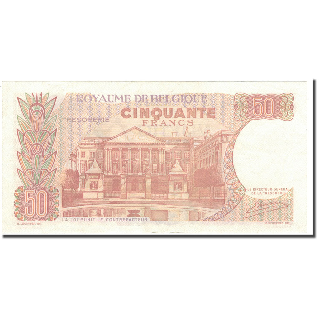 Banknote, Belgium, 50 Francs, 1966-05-16, KM:139, UNC(65-70)