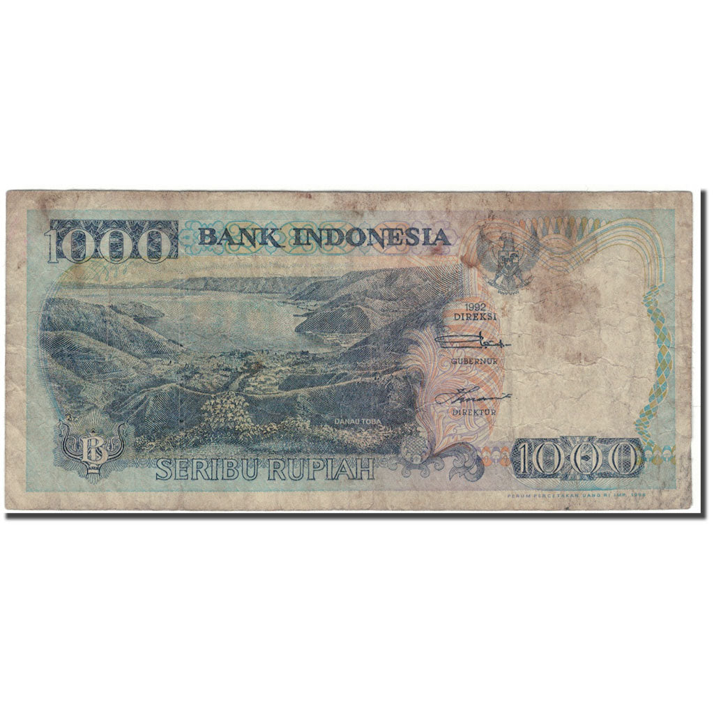 Billete, 1000 Rupiah, 1998, Indonesia, KM:129g, RC
