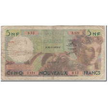 Banknote, Algeria, 5 Nouveaux Francs, 1959-07-31, KM:118a, F(12-15)
