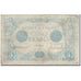 France, 5 Francs, 5 F 1912-1917 ''Bleu'', 1916-04-01, VF(20-25), Fayette:2.38