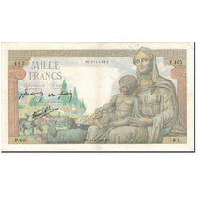 Francia, 1000 Francs, 1 000 F 1942-1943 ''Déesse Déméter'', 1942-06-11, MBC+