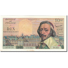 France, 10 Nouveaux Francs, 10 NF 1959-1963 ''Richelieu'', 1962-06-07, SPL