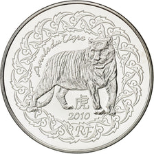 France, 5 Euros, 2010, KM #1715, MS(65-70), Silver, 22.20