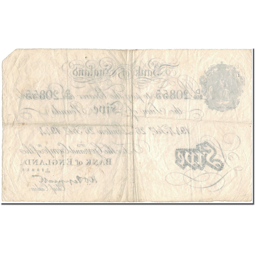 Banknote, Great Britain, 5 Pounds, 1944-02-26, KM:342, VF(20-25)