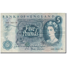 Banknote, Great Britain, 5 Pounds, Undated (1966-70), KM:375b, EF(40-45)