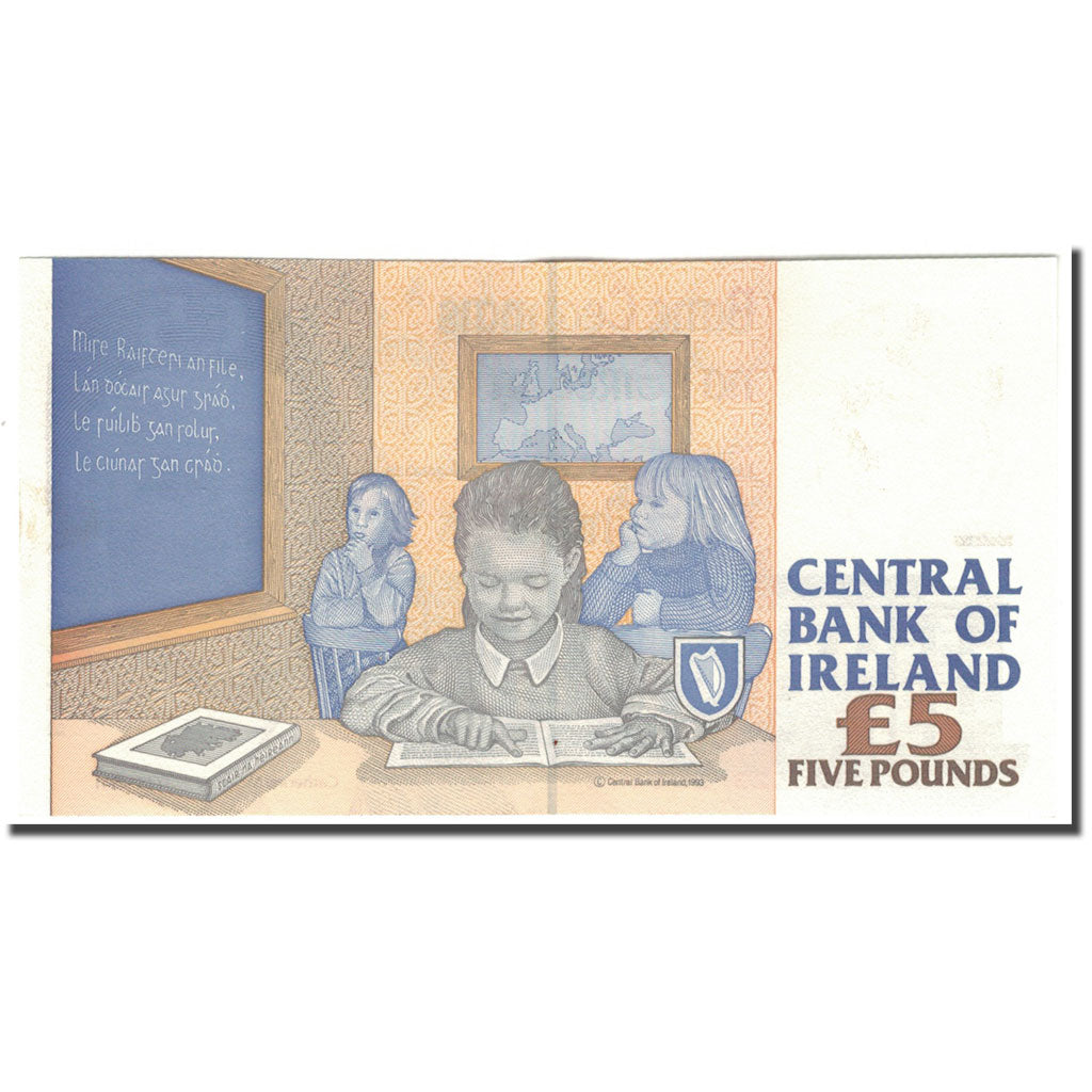 Banknote, Ireland - Republic, 5 Pounds, 1994-04-26, KM:75a, UNC(65-70)