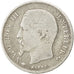 FRANCE, 50 Centimes, 1858, Paris, KM #794.1, F(12-15), Silver, Gadoury #414,...