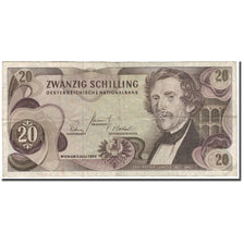 Banconote, Austria, 20 Schilling, 1967-07-02, KM:142a, MB