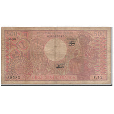 Banknote, Chad, 500 Francs, 1984-06-01, KM:6, VG(8-10)