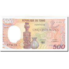 Banknote, Chad, 500 Francs, 1987-01-01, KM:9b, UNC(65-70)