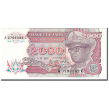 Banknote, Zaire, 2000 Zaïres, 1991-10-01, KM:36a, UNC(65-70)