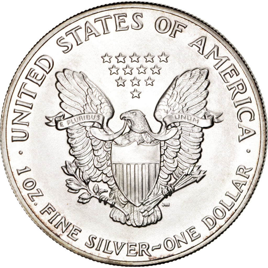 UNITED STATES, Dollar, 1991, U.S. Mint, KM #273, MS(63), Silver, 40.6, 31.16