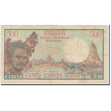 Banknote, Djibouti, 500 Francs, 1979, KM:36a, VG(8-10)