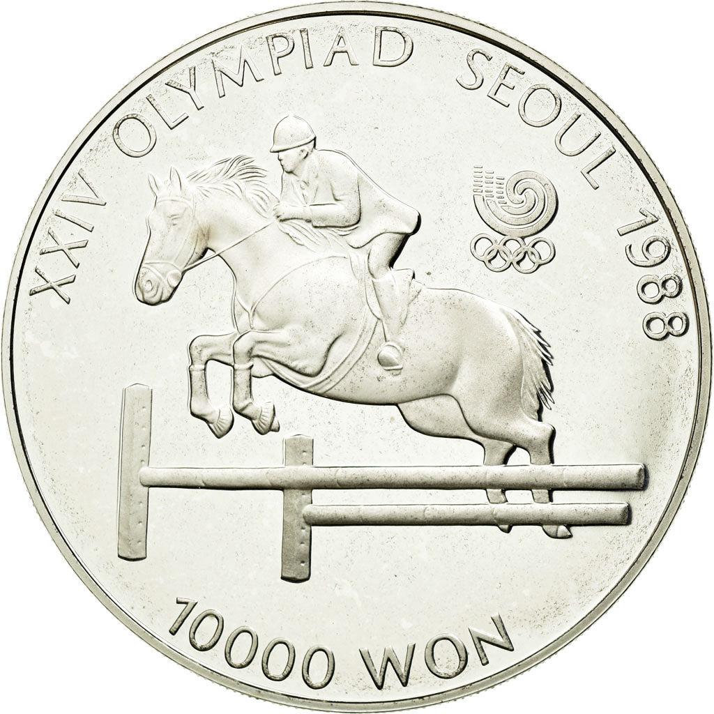 Coin, KOREA-SOUTH, 10000 Won, 1988, MS(65-70), Silver, KM:75