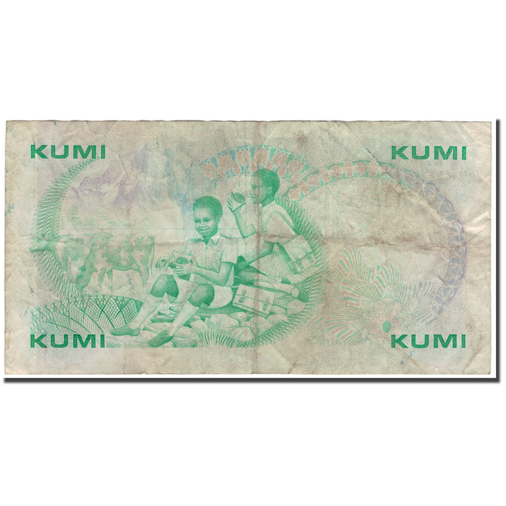 Billete, 10 Shillings, Kenia, 1986-09-14, KM:20e, BC
