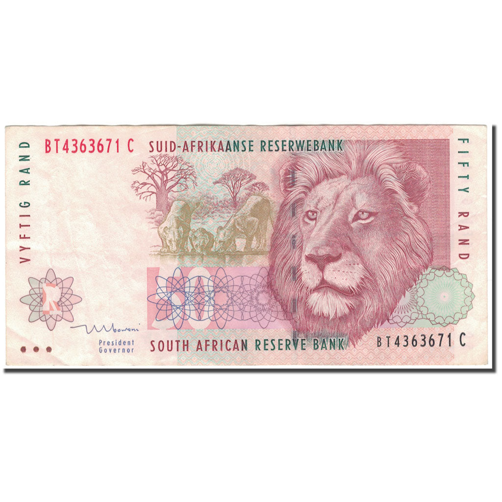 Banknote, South Africa, 50 Rand, 1999, KM:125c, EF(40-45)