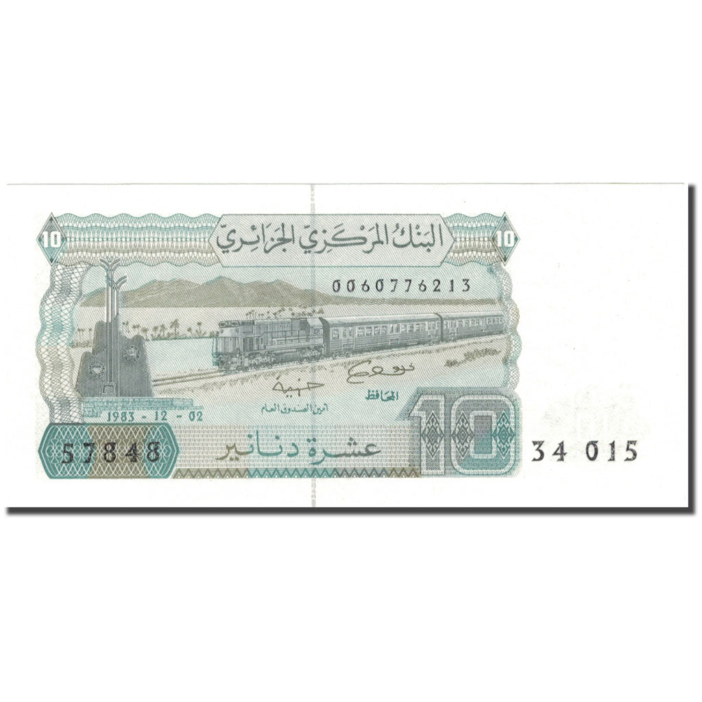 Banknote, Algeria, 10 Dinars, 1983-12-02, KM:132a, UNC(65-70)