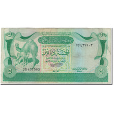 Banknote, Libya, 5 Dinars, KM:45a, F(12-15)