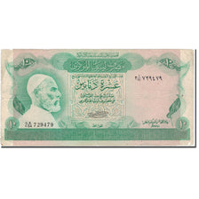 Banknote, Libya, 10 Dinars, KM:46a, F(12-15)
