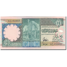 Banknote, Libya, 1/4 Dinar, KM:57a, UNC(65-70)
