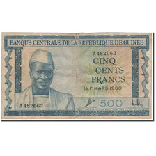 Banknote, Guinea, 500 Francs, 1960-03-01, KM:14A, F(12-15)