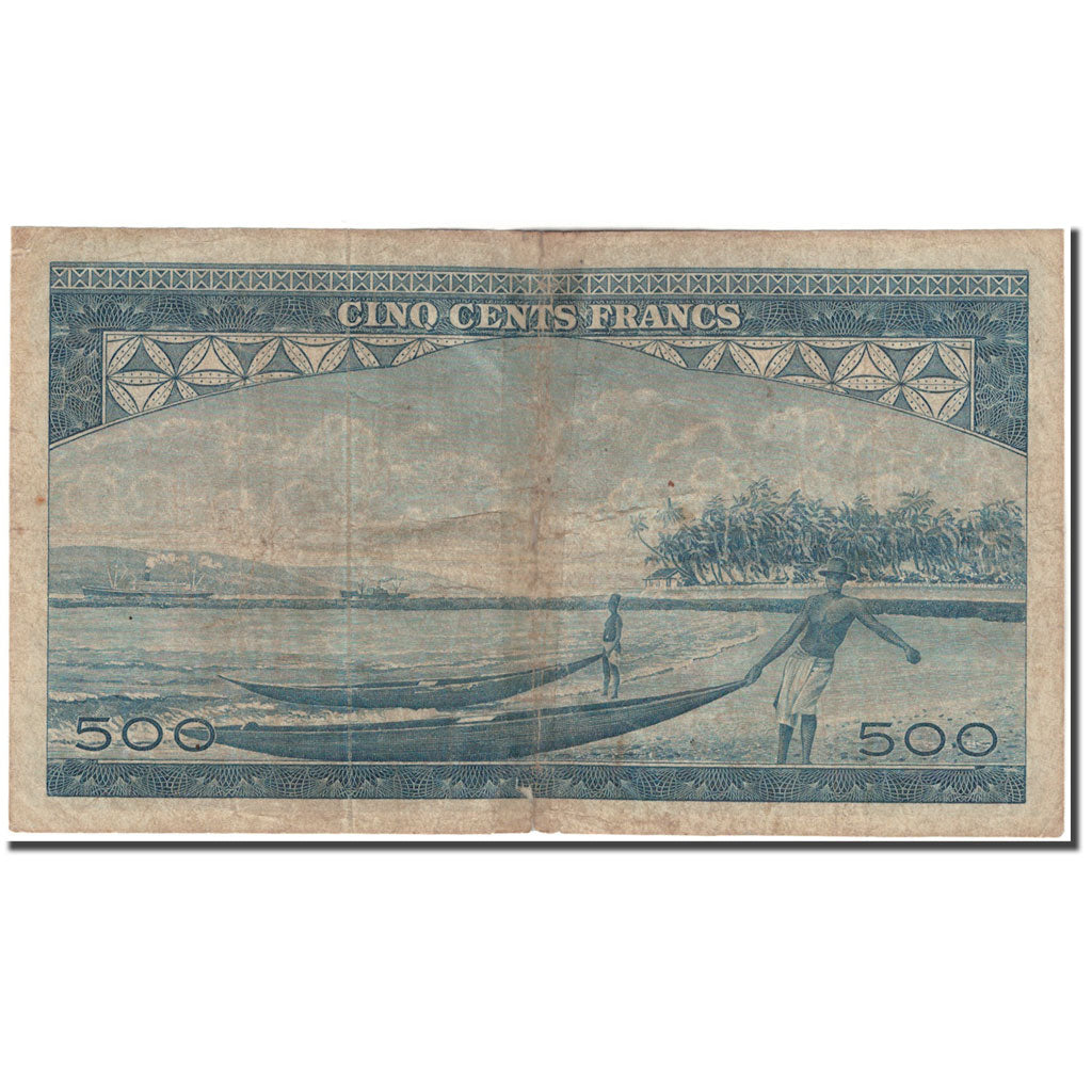 Banknote, Guinea, 500 Francs, 1960-03-01, KM:14A, F(12-15)