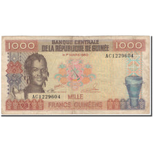 Banknote, Guinea, 1000 Francs, 1960-03-01, KM:32a, VF(20-25)