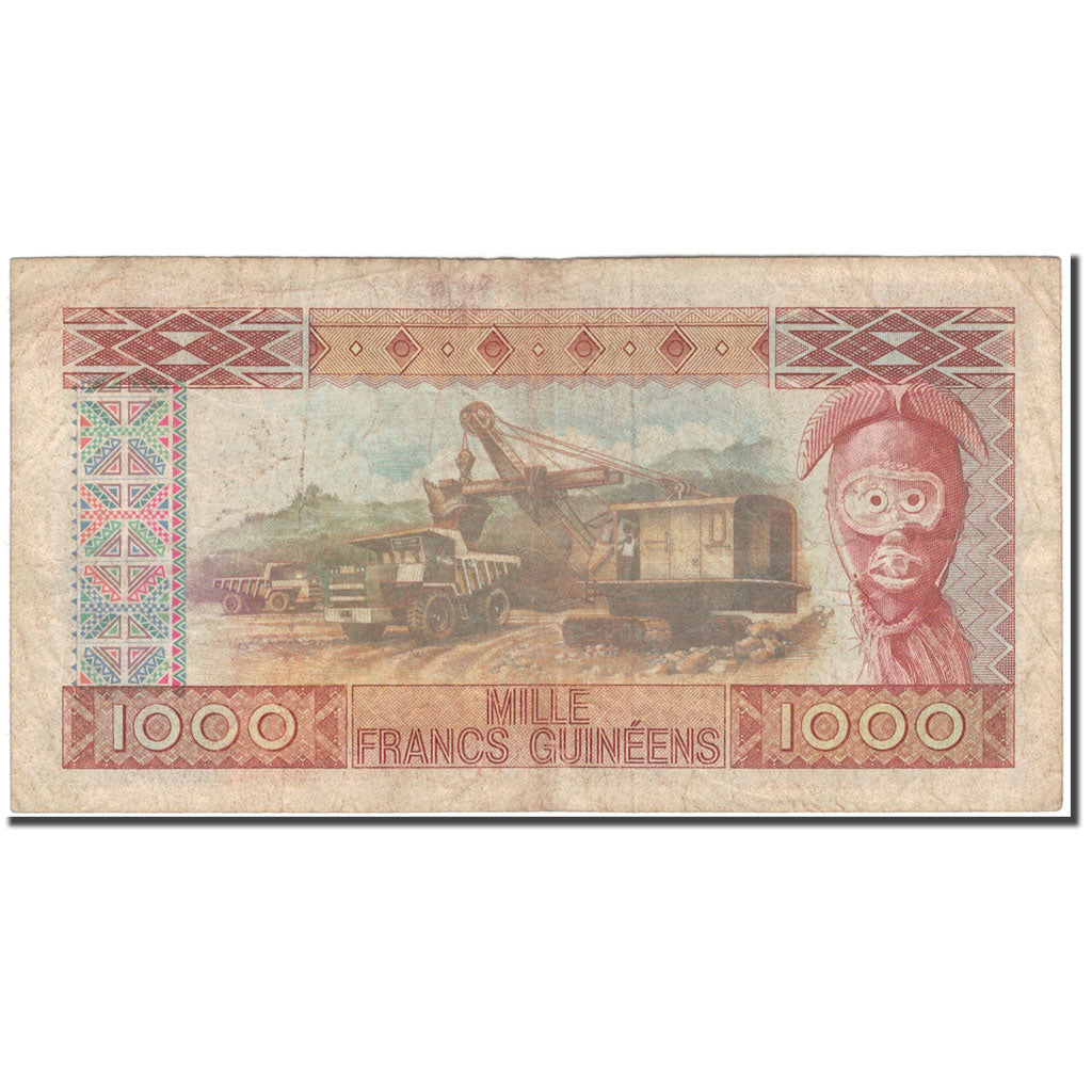 Billete, 1000 Francs, Guinea, 1960-03-01, KM:32a, BC