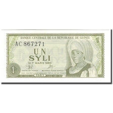 Biljet, Guinee, 1 Syli, 1981, KM:20a, NIEUW