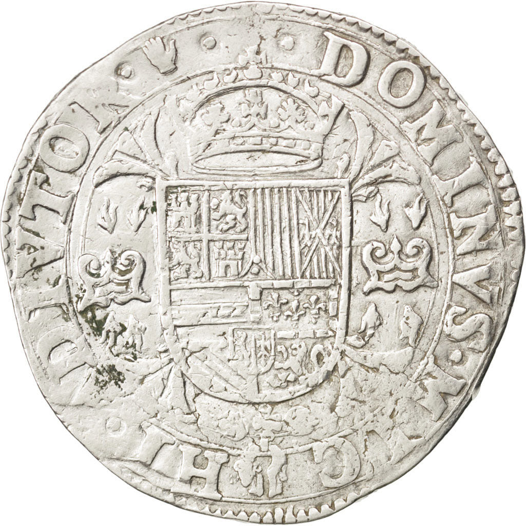 Belgium, Ecu, 1557, Anvers, EF(40-45), Silver, 33.08