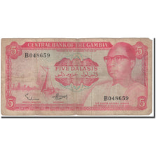 Banknote, The Gambia, 5 Dalasis, KM:5a, F(12-15)