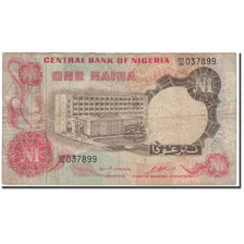 Banknote, Nigeria, 1 Naira, KM:15b, VG(8-10)