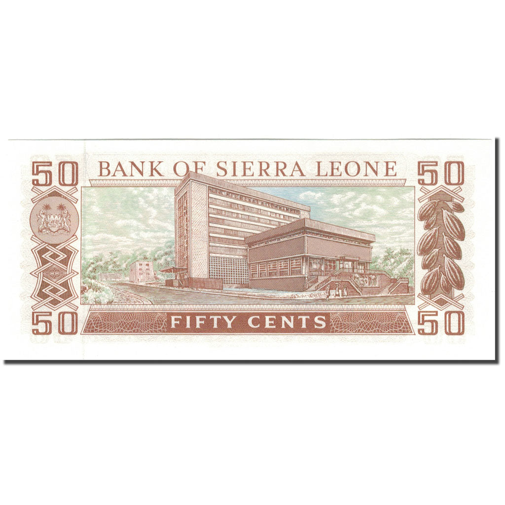 Biljet, Sierra Leone, 50 Cents, 1984-08-04, KM:4e, NIEUW