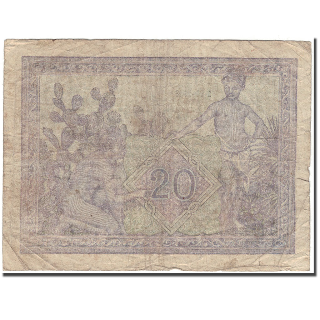 Banknote, Algeria, 20 Francs, 1943-10-02, KM:92a, F(12-15)