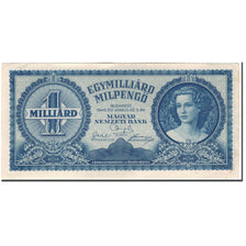 Biljet, Hongarije, 1 Milliard Milpengö, 1946, KM:131, SUP+