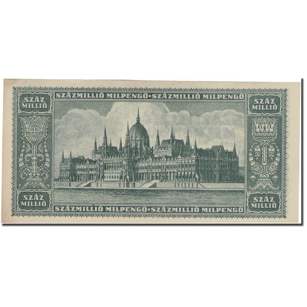 Banknote, Hungary, 100 Million Milpengö, 1946, KM:130, EF(40-45)