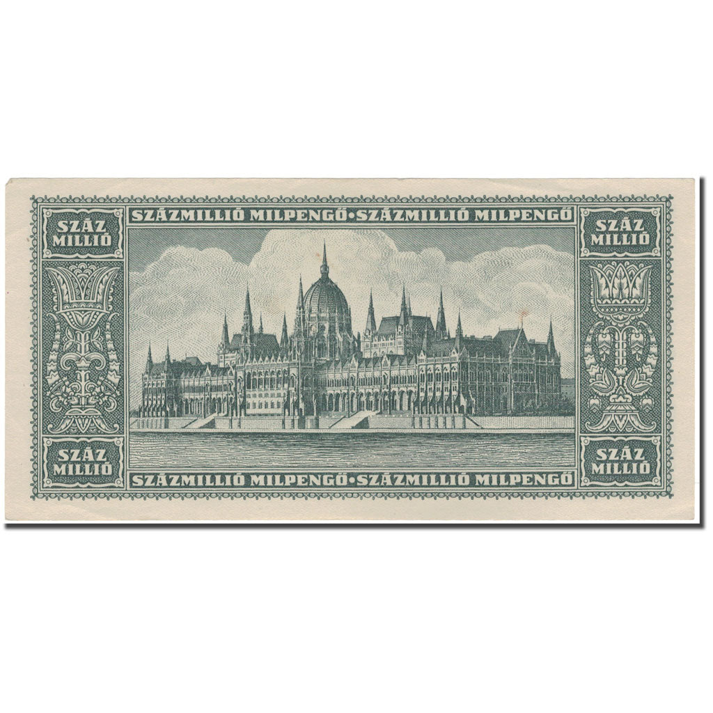 Banknote, Hungary, 100 Million Milpengö, 1946, KM:130, UNC(60-62)