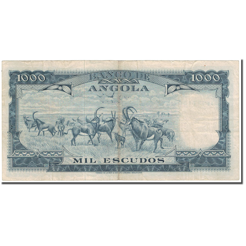 Banknote, Angola, 1000 Escudos, 1970-06-10, KM:98, VF(30-35)