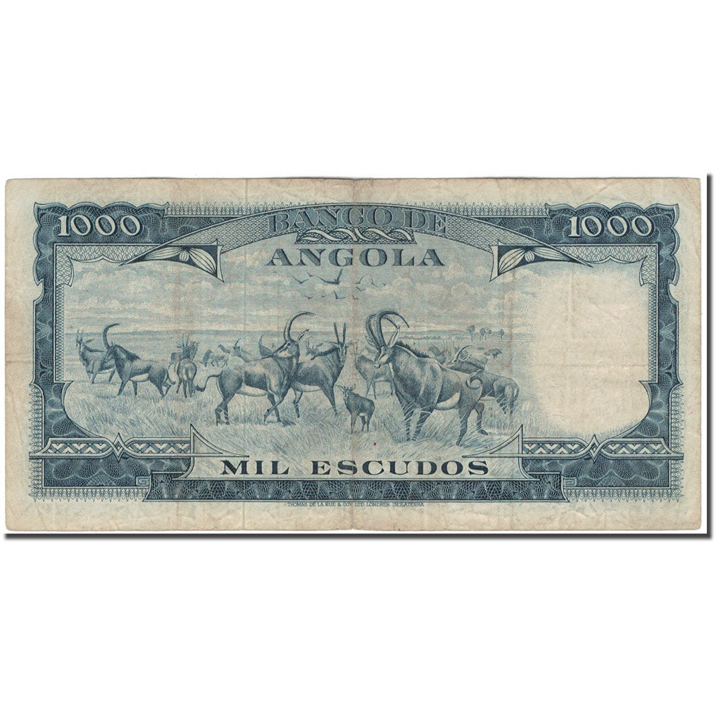 Banknote, Angola, 1000 Escudos, 1970-06-10, KM:98, VF(20-25)