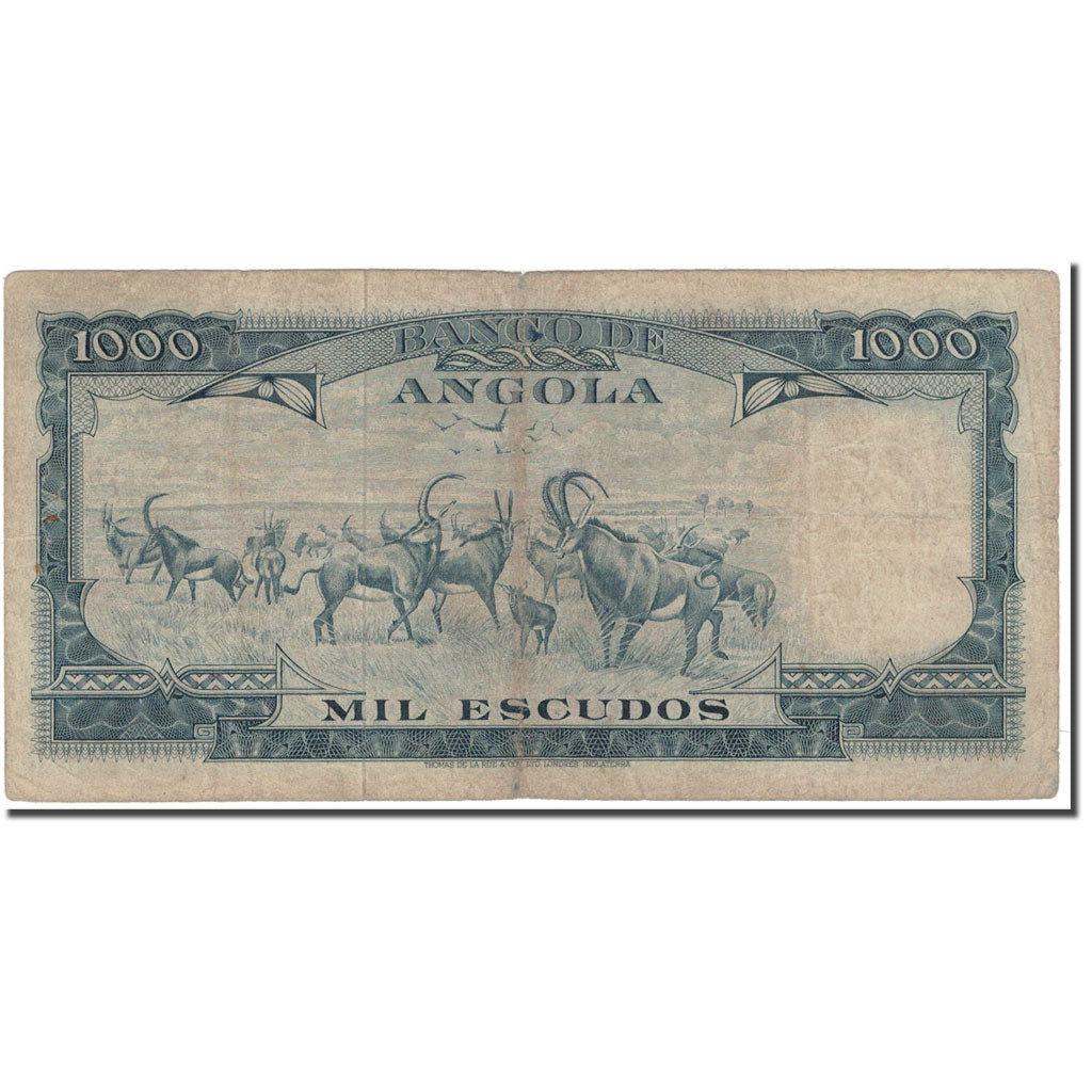 Banknote, Angola, 1000 Escudos, 1970-06-10, KM:98, VF(20-25)