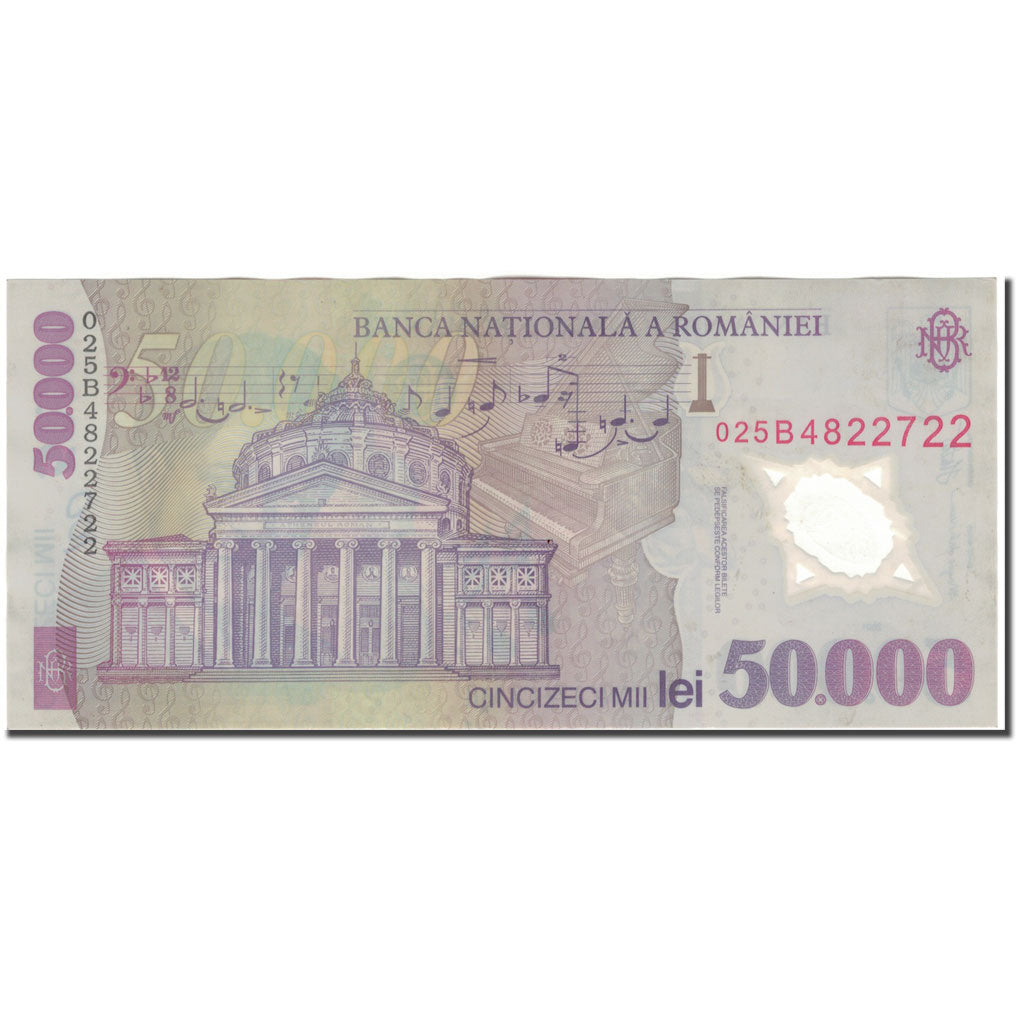 Banknote, Romania, 50,000 Lei, 2001, KM:113a, EF(40-45)