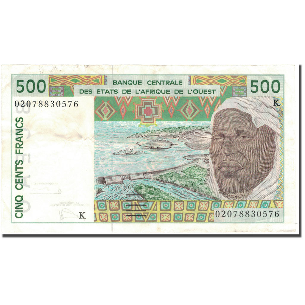Banknote, West African States, 500 Francs, KM:710Km, EF(40-45)