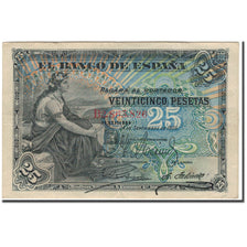 Banknote, Spain, 25 Pesetas, 1906-09-24, KM:57a, EF(40-45)