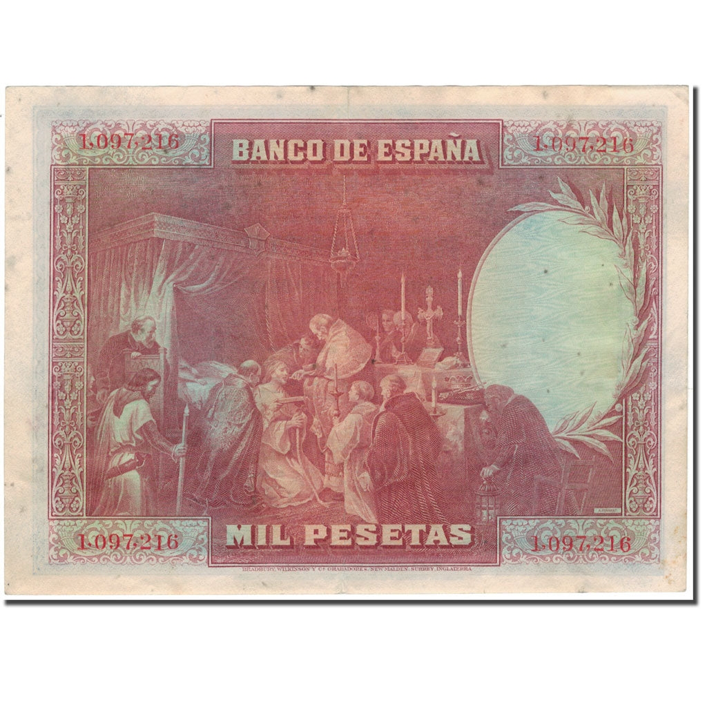 Banknote, Spain, 1000 Pesetas, 1928-08-15, KM:78a, EF(40-45)