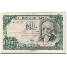 Billete, 1000 Pesetas, España, 1971-09-17, KM:154, BC