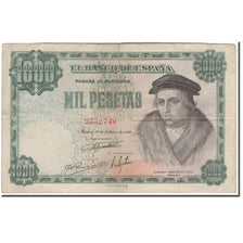 Banknote, Spain, 1000 Pesetas, 1946-02-19, KM:133a, VF(20-25)