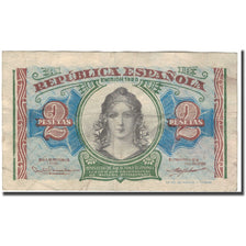 Billete, 2 Pesetas, 1930, España, KM:95, BC