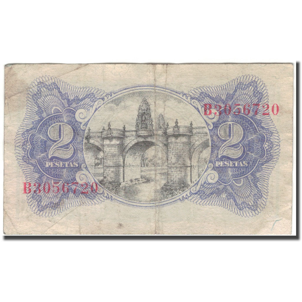 Billete, 2 Pesetas, 1930, España, KM:95, BC