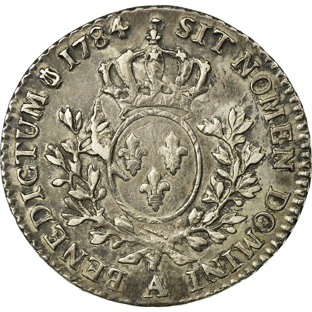 Monnaie, France, Louis XVI, 1/5 Écu, 24 Sols, 1/5 ECU, 1784, Paris, TTB+